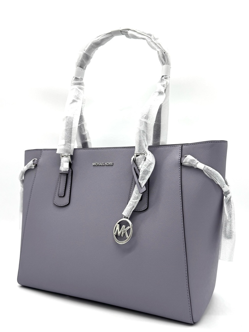 Michael Kors Voyager Large Leather Tote Bag - Lilac